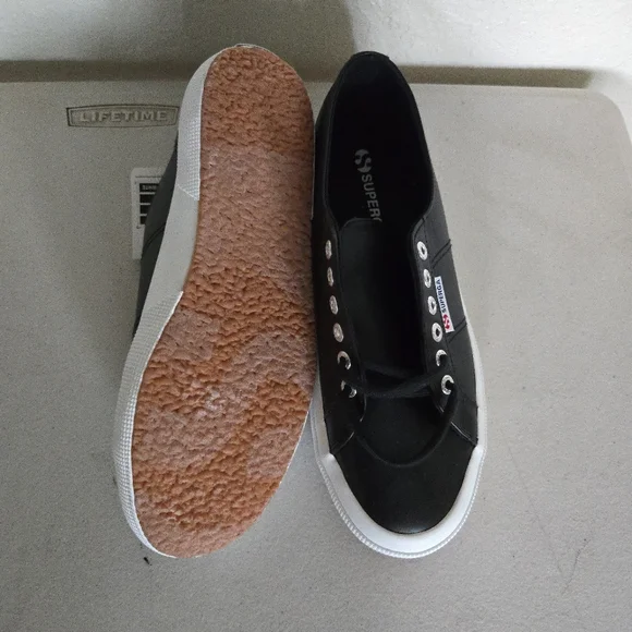 Superga 2750 Nappa Leather Classic Sneaker Women Size 10 New 082025 - Picture 7 of 9